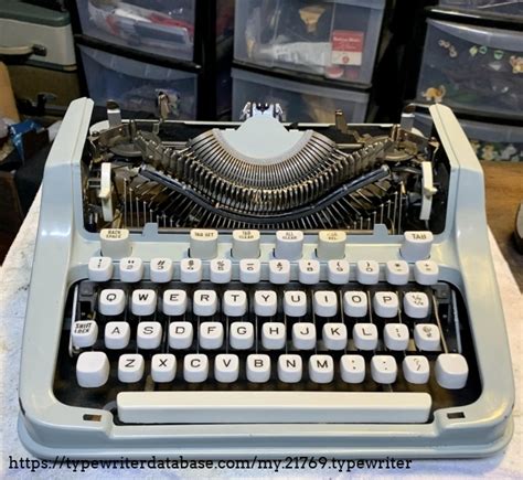 1968 Hermes 3000 on the Typewriter Database